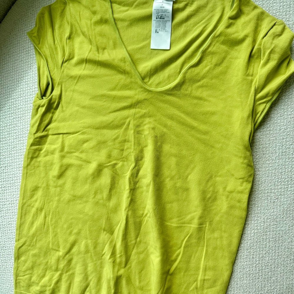 Wolford Lime Short Sleeve Tee